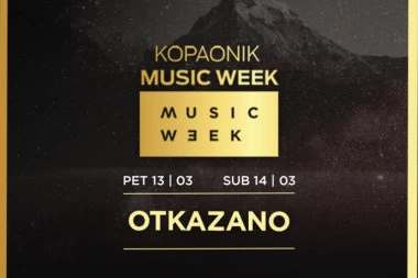 OTKAZUJE SE MUSIC WEEK FESTIVAL NA KOPAONIKU!