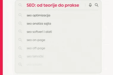 Novo izdanje Fakulteta za medije i komunikacije iz digitalnog marketinga "SEO: OD TEORIJE DO PRAKSE"