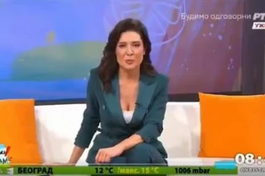 SNIMAK VODITELJKE RTS KOJI JE ZAPALIO DRUŠTVENE MREŽE! Glumcu uživo u programu poručila : Nadamo se da ćete biti zaraženi?