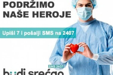 FONDACIJA "BUDI SREĆAN" DONACIJOM SE ZAHVALILA ZAPOSLENIMA U KOVID BOLNICI U ZEMUNU! Pokloni za heroje!