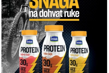 Snaga u boci - IMLEK PROTEIN: 100% mlečni proteinski napitak na dohvat ruke