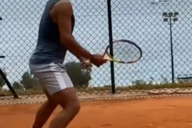 (VIDEO) MOTIVACIJA ZA NOVAKA: Rafael Nadal se sprema punom parom za FINALE SA ĐOKOVIĆEM! Procureli kadrovi sa treninga