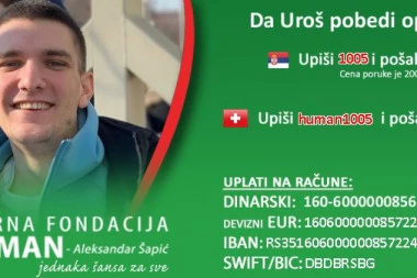 BUDIMO HUMANI: Da Uroš pobedi opaku bolest!