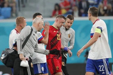 (FOTO) UŽAS NA EVRU: Posle Eriksena fudbaler Belgije ZAVRŠIO U BOLNICI, operacija trajala šest sati!