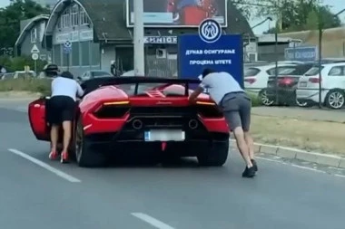 (VIDEO) ZA LAMBORGINI IMA ZA GORIVO SE NEMA! Pogledajte NEREALNU SCENU u Beogradu koja je PODELILA SRBIJU!