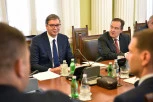 (FOTO) VUČIĆ NA SASTANKU RADNE GRUPE ZA MEĐUNARODNI DIJALOG