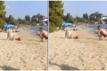 IVANE, ŠTA TO RADIŠ?! Imamo viral godine, zbog zanosne plavuše u minijaturnom bikiniju OBRAO JE BOSTAN! (VIDEO)