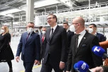 (UŽIVO) PREDSEDNIK VUČIĆ OBILAZI BROSE U PANČEVU: Ovo je verovatno do sada najbolja fabrika, sa najvišim platama