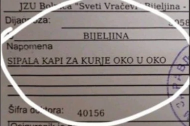 LEKARI U BJELJINI ZAPANJENI - ŽENA JE KAPI ZA KURJE OKO SIPALA U OKO! Efekat je bio nesnosan, hitno se javila u bolnicu!