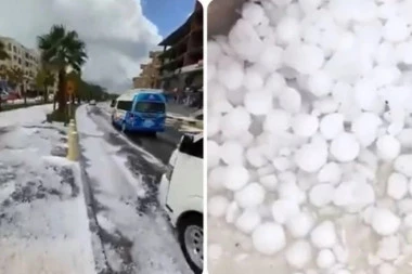 HURGADA POD SNEGOM! Šokantni prizori iz jednog od omiljenih letovališta srpskih turista, GRAD ZATRPAO VOZILA! (FOTO, VIDEO)