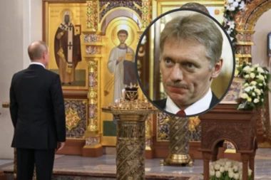 PESKOV OTKRIO "MISTERIJU": Evo zašto je Putin bio sam na božićnoj liturgiji