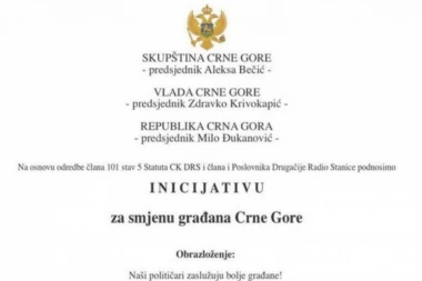 BUDI BOG S NAMA! Milo, Bečić i Krivokapić podneli inicijativu za "smenu" građana Crne Gore (FOTO)