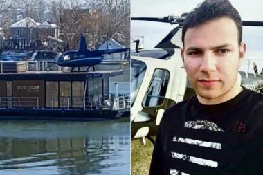 BAHATOST VLASNIKA "CUNAMIJA" DOSTIGAO VRHUNAC: Parkirao helikopter na krov splava (FOTO)