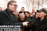 VUČIĆ SE ZAHVALIO GRAĐANIMA: Vaša snaga je moja snaga (VIDEO)