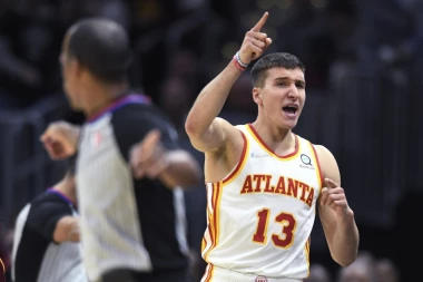 BOGDANOVIĆ ZABLISTAO, ATLANTA POBEDILA! Sjajna partija srpskog košarkaša, ubacio 15 poena!