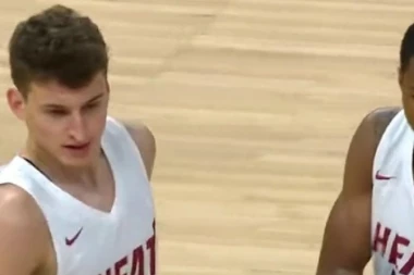 San je počeo da se ostvaruje: Nikola Jović debitovao u dresu Majamija! (VIDEO)