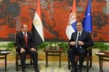 POČEO SASTANAK DVA PREDSEDNIKA! Vučić i Al Sisi u Kairu