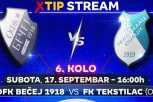 Derbi duel 6. kola Srpske lige – grupa Vojvodina, samo na Xtip Stream-u!