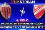 Meč 6. kolo Srpske lige – grupa Vojvodina, samo na Xtip Stream-u!