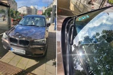 BAHAĆENJE GRANIČNE POLICIJE NA TERAZIJAMA? Besnim autom do Spomenika obešenima! (FOTO)