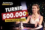 POČEO ADMIRALBET RULET TURNIR – NAGRADNI FOND 500.000 DINARA