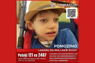 SRBIJO, BUDI HUMANA! Pomozimo Lazaru slanjem 121 na 2407