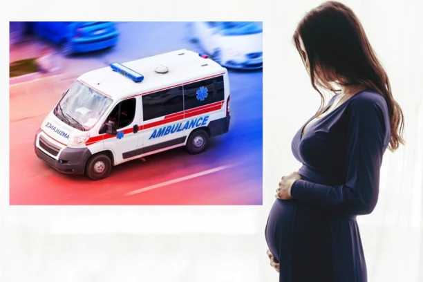TRUDNICA POVREĐENA U UDESU U BEOGRADU! Prevezena u bolnicu zbog bolova u stomaku!