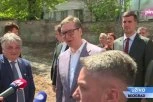 VUČIĆ NA POLAGANJU KAMENA TEMELJCA: Za dve godine biće napravljen novi sportski centar - molim da nosi ime Dude Ivkovića