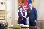 VAŽAN SUSRET U HRVATSKOJ: Brnabić se sastala sa Plenkovićem u Zagrebu