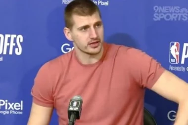 DOBAR POSAO, ČESTITAM: Jokić napravio šou na konferenciji za medije (VIDEO)