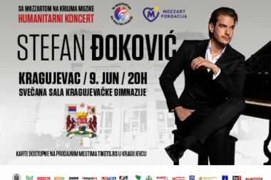 MUZIČKI KARAVAN STEFANA ĐOKOVIĆA STIŽE U KRAGUJEVAC: Evo zašto je ovaj koncert posebno važan!