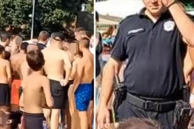 SEVALE PESNICE NA BAZENU U BEOGRADU! Potukle se dve grupe mladića - mrežama kruže brutalni snimci tuče (VIDEO)