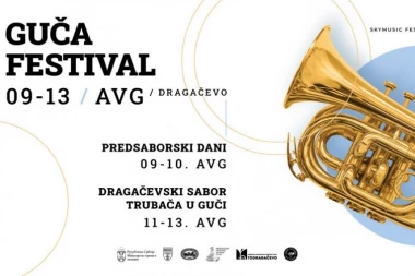 Guča Festival od 09. do 13. avgusta! Koncerti Ace Pejovića (09. avgusta) i Aleksandre Prijović (10. avgusta) zagrevanje za 62. Sabor i smotru najboljih trubača i trubačkih orkestara Srbije