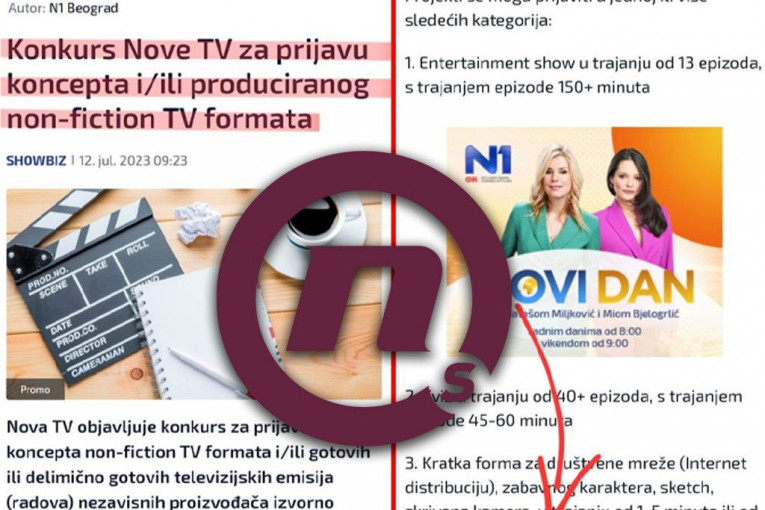 LICEMERSTVU TAJKUNSKIH MEDIJA NEMA KRAJA! Podržavaju ukidanje rijalitija, a raspisuju KONKURS za svoj šou!