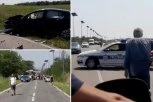 STRAVIČNA SAOBRAĆAJNA NESREĆA NA AUTO-PUTU KOD BATAJNICE: U sudaru učestvovala dva automobila i kamion, više povređenih, među njima i BEBA!