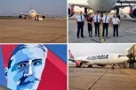 AVION ''MIHAJLO PUPIN'' KRENUO PO NAŠE KOŠARKAŠE! Vesić čestitao reprezentativcima na sjajnoj borbi za srpski grb! Vi ste naši šampioni! (FOTO)