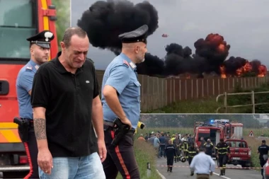 ĆERKA IM IZGORELA PRED OČIMA! Jezivi detalji pada aviona u Italiji, roditelji izvukli sina, devojčici nije bilo spasa! (VIDEO)