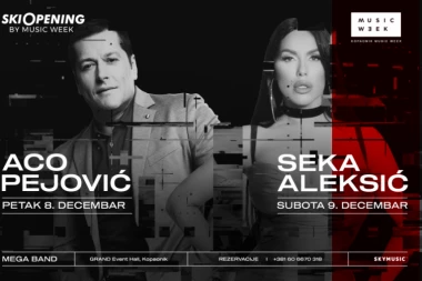 Ski Opening by Music Week – Aco Pejović i Seka Aleksić za spekstakularan početak ski sezone na Kopaoniku