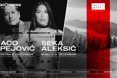 SKI OPENING BY MUSIC WEEK kao jedan od tri glavna razloga zašto posetiti srebrnu planinu već u decembru!