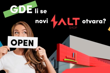 Otvoreno novo SALT Shop prodajno ostrvo u TC "Ušće"