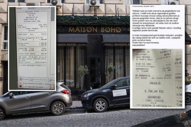 BOLJE IDITE KOD ZELENAŠA NEGO U ,,MAISON BOHO"! Velika pljačka i sramota popularnog beogradskog restorana!