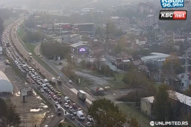 KRKLJANAC NA MOSTOVIMA, KILOMETARSKE KOLONE NA AUTO-PUTU! Jutarnji špic paralisao Beograd, OVE delove izbegavajte! (FOTO)