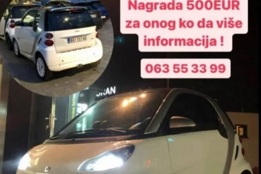 DA LI JE OVO MOGUĆE? Automobil ukraden na Voždovcu, devojka nudi 500 evra nagrade za pomoć, A LJUDI SE ZEZAJU SA NJOM!