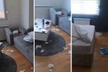 GOST DEMOLIRAO APARTMAN U KOLAŠINU! Izgleda kao da je kroz njega prošao TAJFUN! PRIDE PONEO I TV SA SOBOM! (VIDEO)