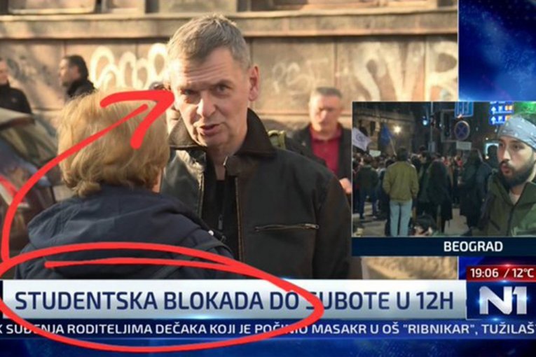 IMA 57 GODINA, A JOŠ UVEK STUDIRA? Ćuta na protestu studenata (FOTO)