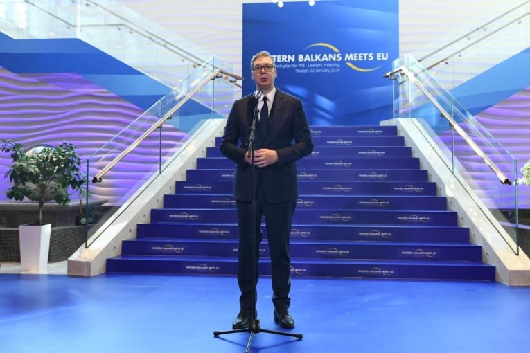 "TO JE BELO ZLATO, NAŠE BLAGO"! Vučić iz Skoplja o litijumu!