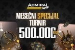 IMATE 500.000 RAZLOGA DA UČESTVUJETE U NOVOM POKER TURNIRU!