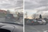 LANČANI SUDAR KOD BUBANJ POTOKA: Sudar tri automobila izazvao ogromne zastoje! (VIDEO)