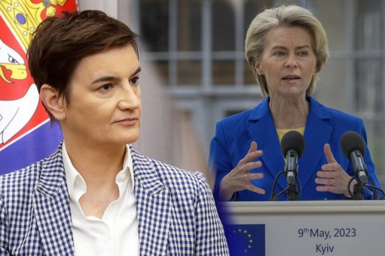 SRDAČAN POZDRAV: Premijerka Brnabić se u Bukureštu susrela sa Ursulom fon der Lajen