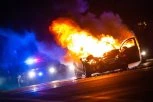 IZGORELI AUTOMOBILI U BEOGRADU: Sumnja se da je požar podmetnut